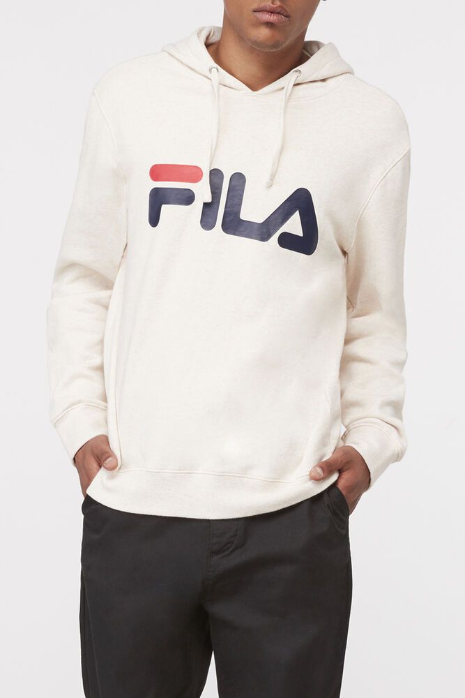 Fila Hoodie Mens White - Queens Hoody - Philippines 8219435-ZO